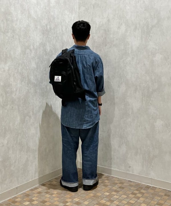 土田 達也さんの「BEAMS WOMEN｜【別注】orSlow / ワイド フィット デニム パンツ」を使ったコーディネート