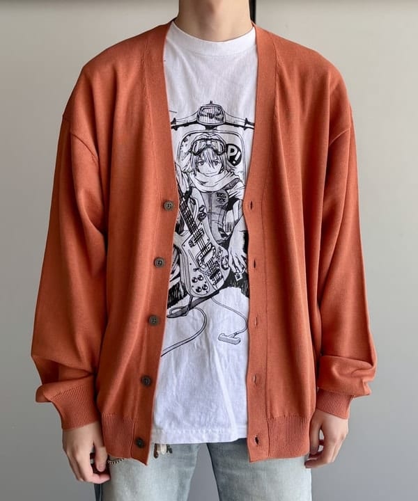 うえきんぐさんの「リラックス ソリッド カーディガン」を使ったコーディネート