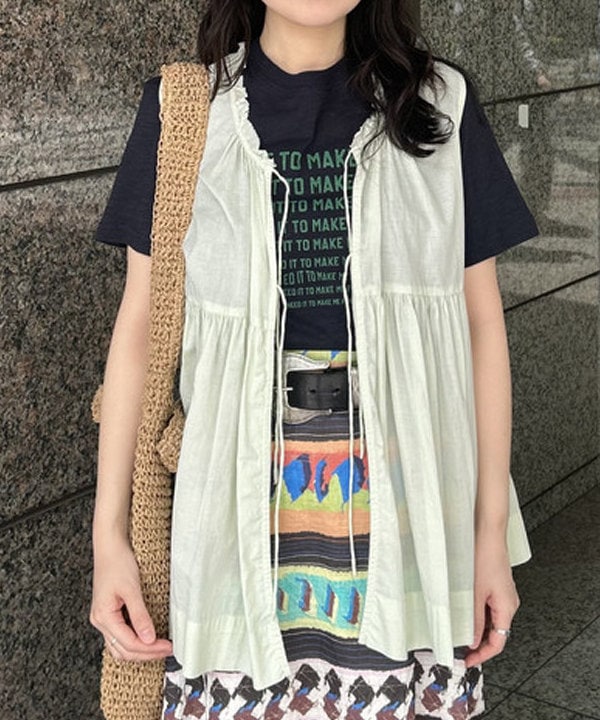 Sakiさんの「BEAMS WOMEN｜セミノール プリント スカート」を使ったコーディネート