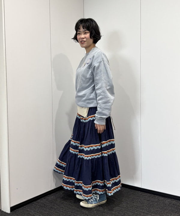 葵さんの「BEAMS WOMEN｜ボーイ ベーシック Tシャツ」を使ったコーディネート