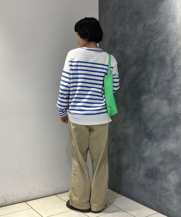 葵さんの「BEAMS WOMEN｜BEAMS BOY / フライス 1cm ボーダー」を使ったコーディネート