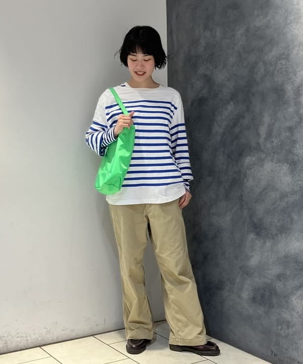 葵さんの「BEAMS WOMEN｜BEAMS BOY / フライス 1cm ボーダー」を使ったコーディネート