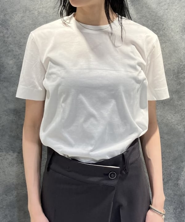 nodokaさんの「BEAMS WOMEN｜SLOANE / コットン天竺  Tシャツ」を使ったコーディネート