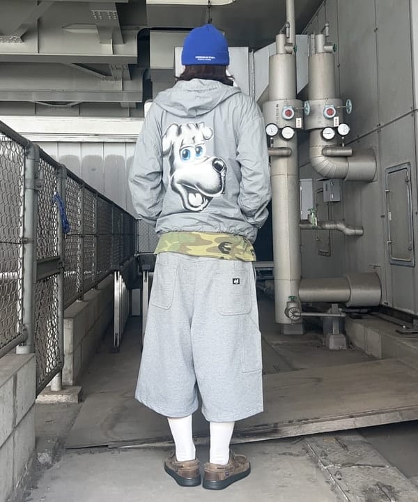 タマイユウトさんの「BEAMS WOMEN｜【別注】NULL TOKYO / SWEAT W-KNEE SHORTS」を使ったコーディネート