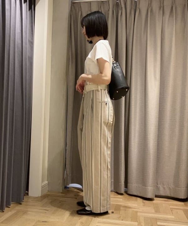 Kanaeさんの「BEAMS WOMEN｜GIANNI NOTARO / NEW フレーム バケット バッグ」を使ったコーディネート
