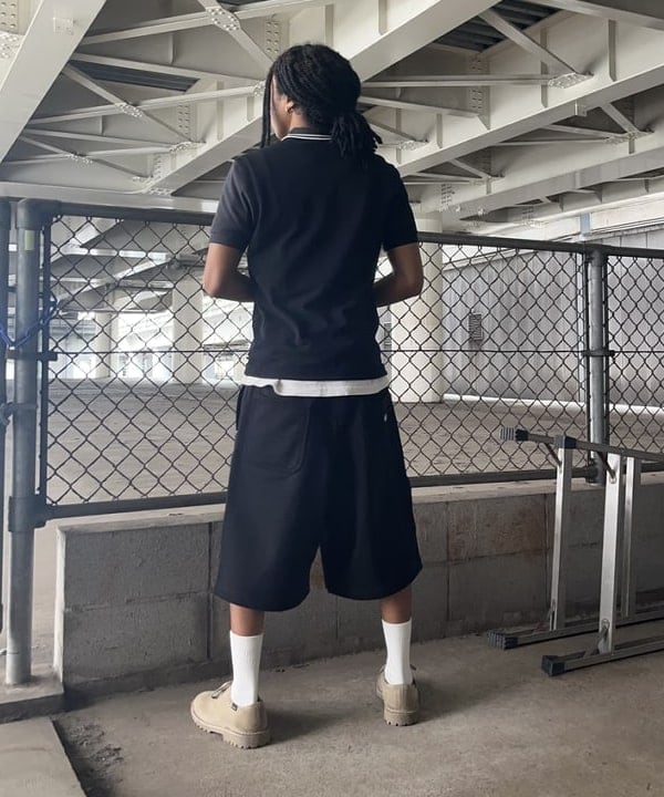 NADEL ナデールさんの「BEAMS WOMEN｜【別注】NULL TOKYO / SWEAT W-KNEE SHORTS」を使ったコーディネート