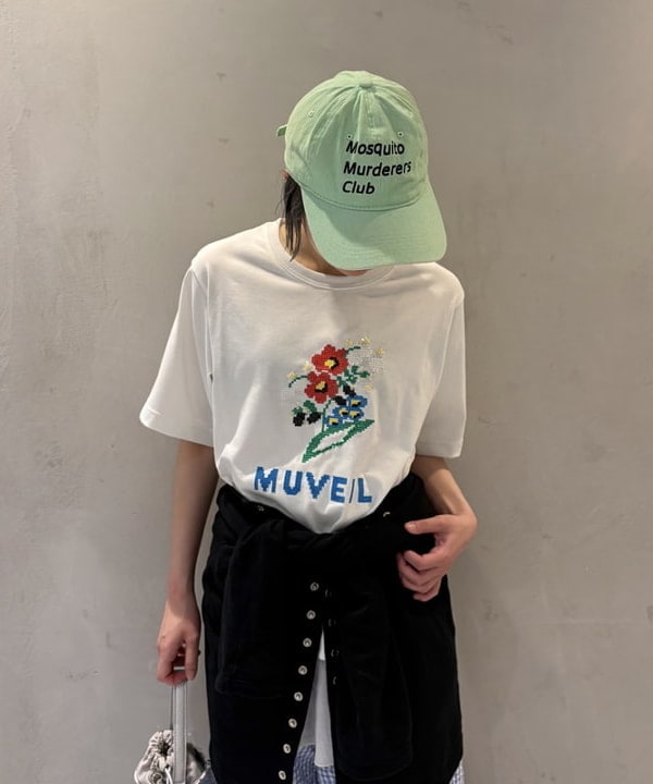amaさんの「BEAMS WOMEN｜blicenscell / sequin buscket バッグ」を使ったコーディネート