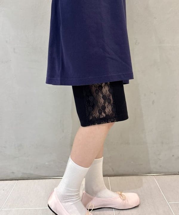 amaさんの「BEAMS WOMEN｜【別注】Anniel / サテン バレエ シューズ」を使ったコーディネート