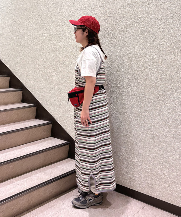 かわい みづきさんの「ロゴ ヘンリーネック ショートスリーブ」を使ったコーディネート