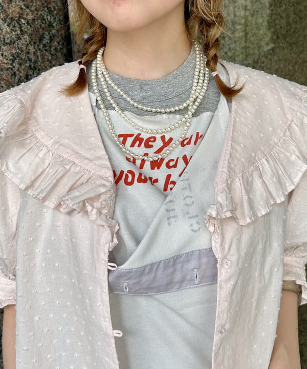 小原 もこさんの「BEAMS WOMEN｜ボーイ ベーシック Tシャツ」を使ったコーディネート