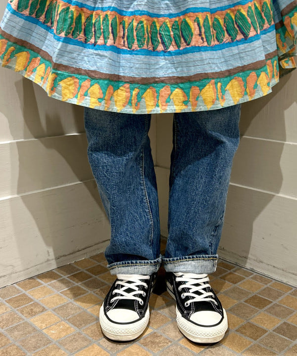 小原 もこさんの「BEAMS WOMEN｜セミノール プリント ショートスリーブ」を使ったコーディネート