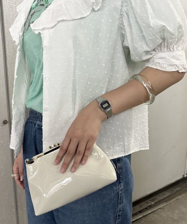 チナツさんの「BEAMS WOMEN｜がま口 バッグ」を使ったコーディネート