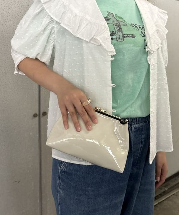 チナツさんの「BEAMS WOMEN｜がま口 バッグ」を使ったコーディネート