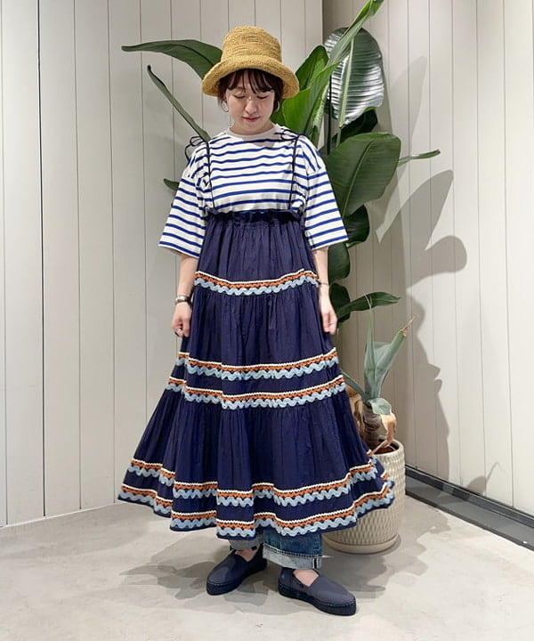 イシイ サオリさんの「BEAMS WOMEN｜レースアップ エスパドリーユ」を使ったコーディネート