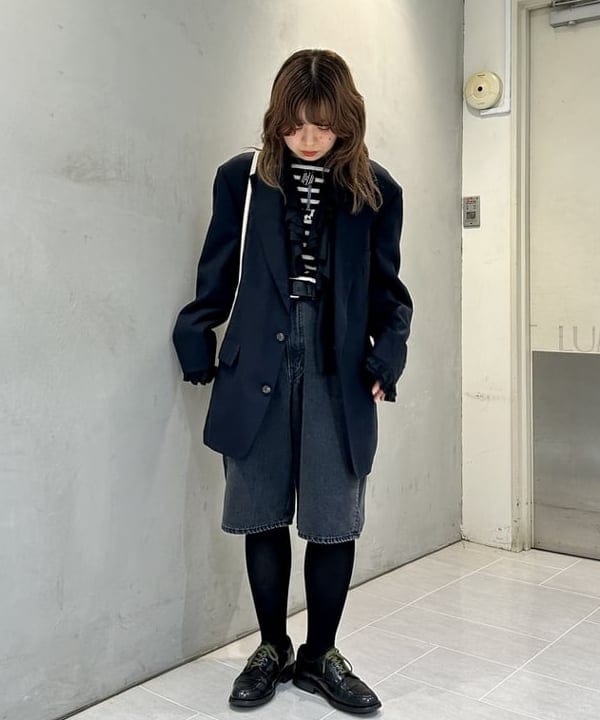 ナツハさんの「BEAMS WOMEN｜maturely / アムンゼン ラッフル ブラウス」を使ったコーディネート