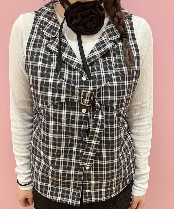 晶さんの「BEAMS WOMEN｜ジャカード メッシュ キリカエ スカート」を使ったコーディネート