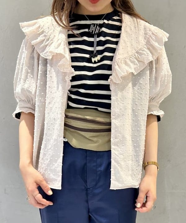 ナツハさんの「BEAMS WOMEN｜ポリエステル シャンタン パンツ」を使ったコーディネート