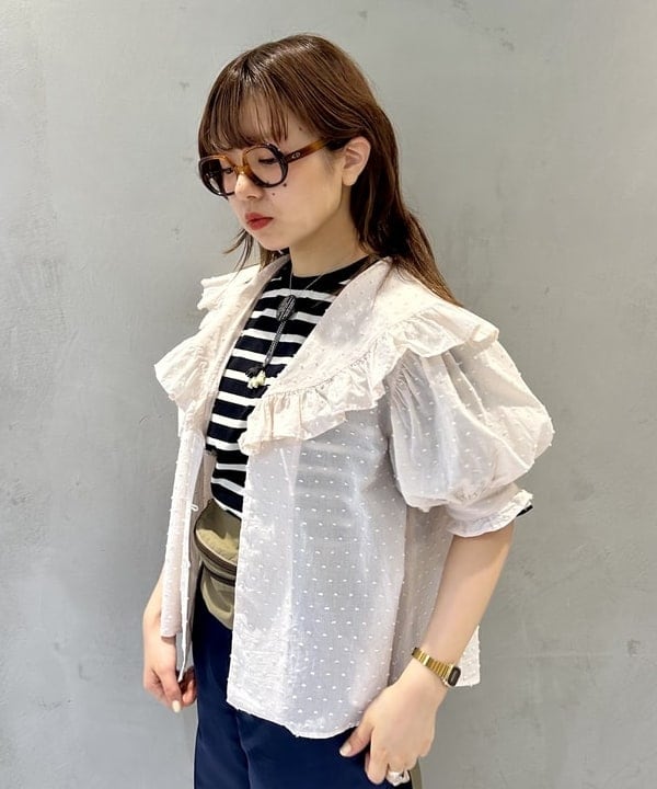 ナツハさんの「BEAMS WOMEN｜ポリエステル シャンタン パンツ」を使ったコーディネート