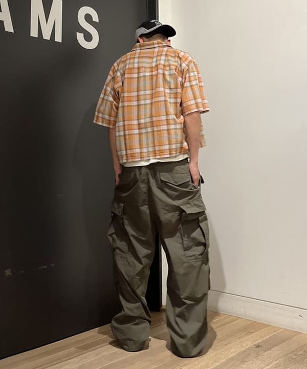 BANさんの「BEAMS WOMEN｜チェック ショート シャツ」を使ったコーディネート