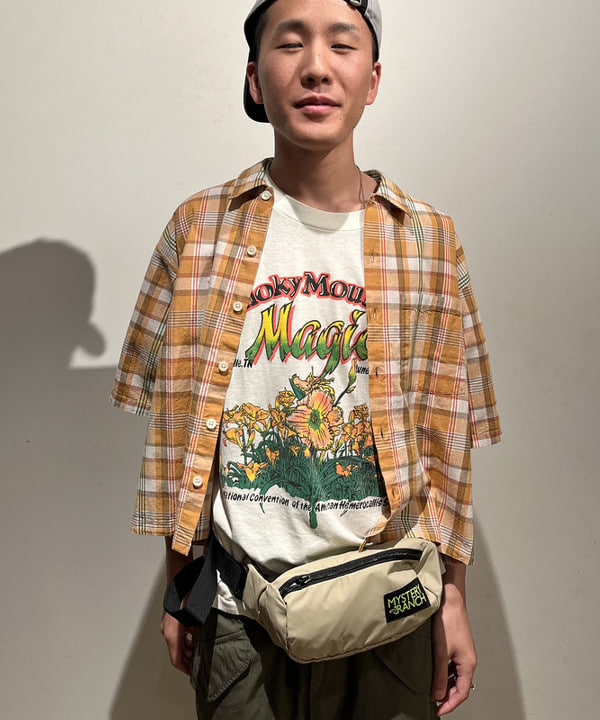 BANさんの「BEAMS WOMEN｜チェック ショート シャツ」を使ったコーディネート