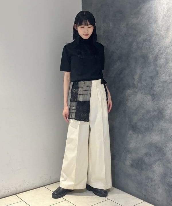 nodokaさんの「BEAMS WOMEN｜パッチワーク レース エプロン」を使ったコーディネート