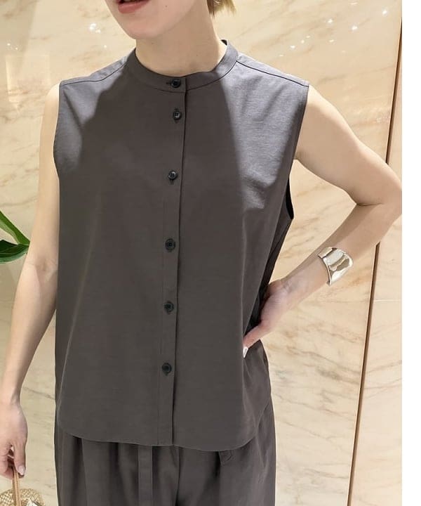 AONO SHIKAMAさんの「BEAMS WOMEN｜ウエストリボン ドライ パンツ」を使ったコーディネート