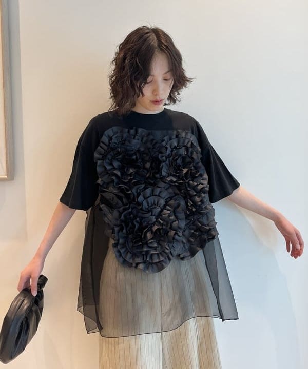 神坂 莉子さんの「BEAMS WOMEN｜RBS / モチーフ ミニ バッグ」を使ったコーディネート