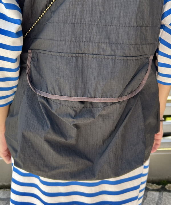 MATSUMOTO AMIさんの「BEAMS WOMEN｜【別注】LACOSTE / ボーダー ハーフスリーブ ドレス」を使ったコーディネート