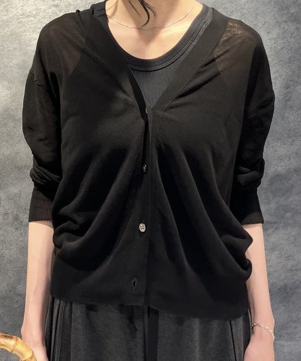 nodokaさんの「BEAMS WOMEN｜丸胴 テレコ タンクトップ」を使ったコーディネート