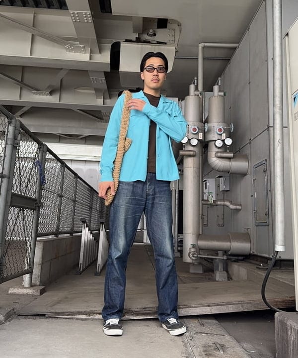 川崎 駿希さんの「BEAMS WOMEN｜STYLE EYES / BOWLING L/S SHIRTS」を使ったコーディネート