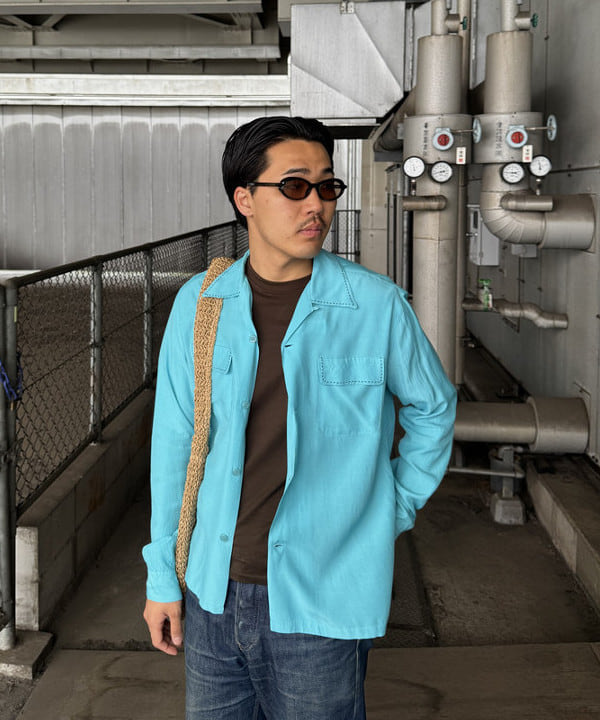 川崎 駿希さんの「BEAMS WOMEN｜STYLE EYES / BOWLING L/S SHIRTS」を使ったコーディネート