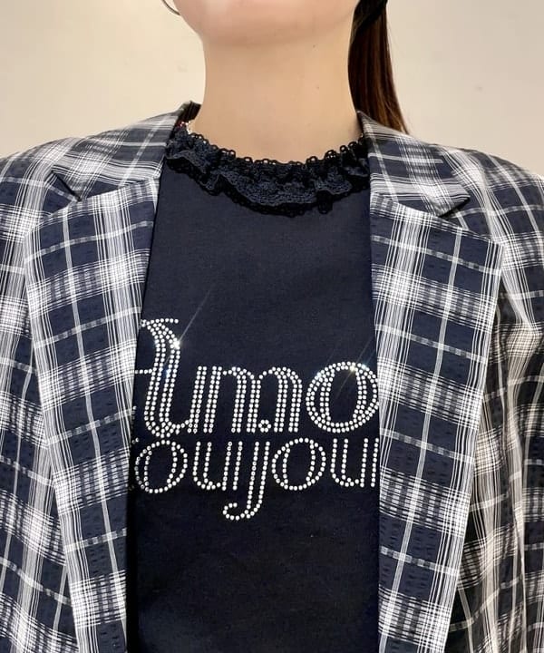 カタヤマ アヤさんの「BEAMS WOMEN｜シアー ハイソックス」を使ったコーディネート