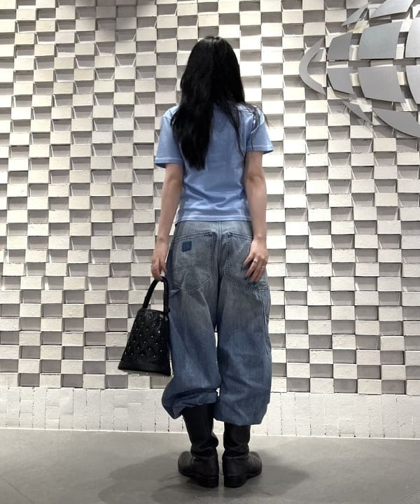 須賀さんの「BEAMS WOMEN｜メッシュ シャイニー バッグ」を使ったコーディネート