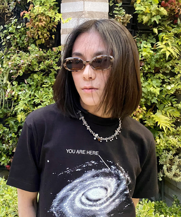 はるひむさんの「BEAMS WOMEN｜【別注】Cotton Expressions / YOU ARE HERE T-SHIRT」を使ったコーディネート