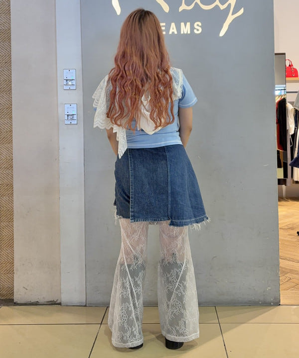 オカベ　アヤカさんの「BEAMS WOMEN｜blicenscell / sequin buscket バッグ」を使ったコーディネート