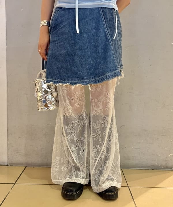 オカベ　アヤカさんの「BEAMS WOMEN｜blicenscell / sequin buscket バッグ」を使ったコーディネート