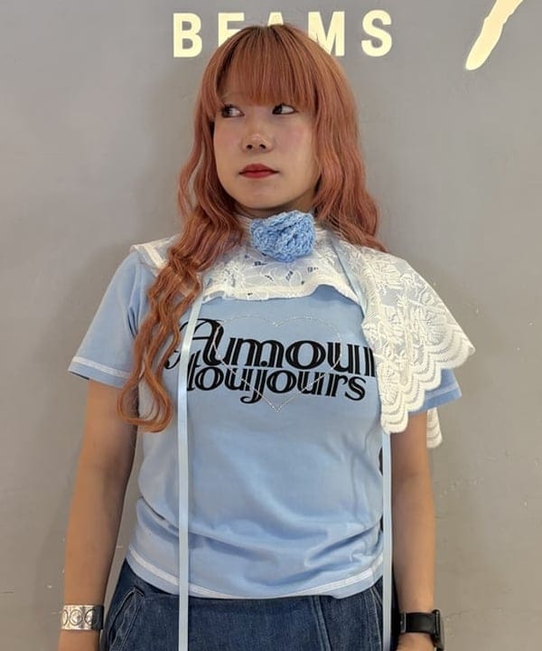 オカベ　アヤカさんの「BEAMS WOMEN｜blicenscell / sequin buscket バッグ」を使ったコーディネート