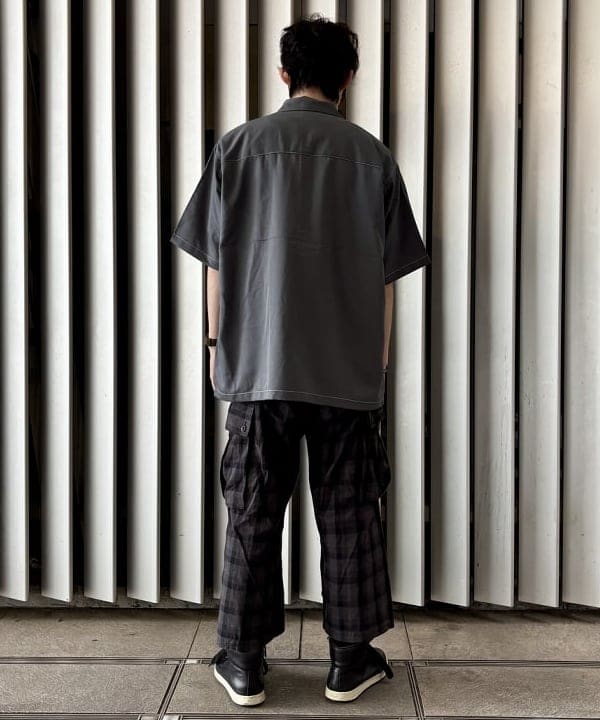 うえきんぐさんの「ステッチ イージーシャツ」を使ったコーディネート