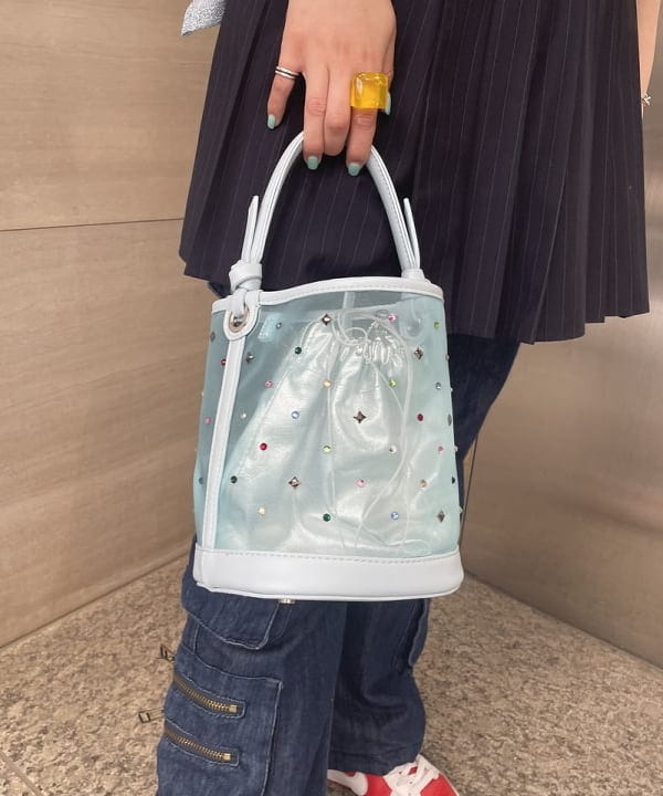 reiさんの「BEAMS WOMEN｜メッシュ シャイニー バッグ」を使ったコーディネート