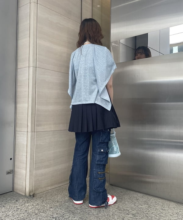 reiさんの「BEAMS WOMEN｜メッシュ シャイニー バッグ」を使ったコーディネート