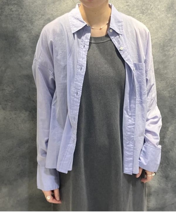 OSUMIさんの「BEAMS WOMEN｜KHADI オーバー ショート シャツ」を使ったコーディネート