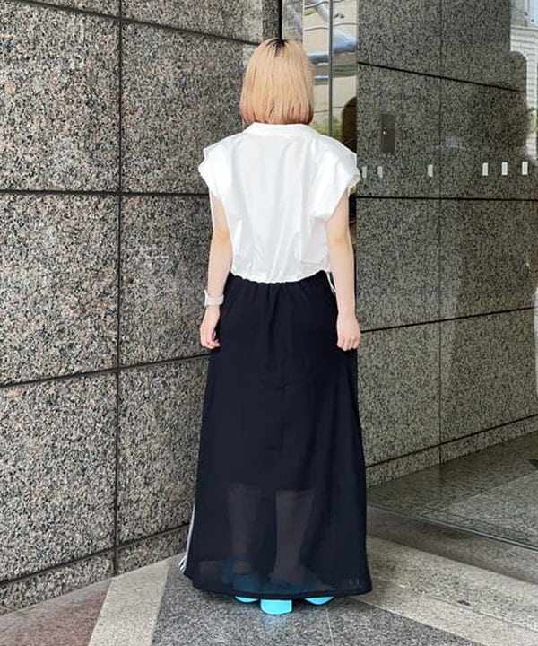 まゆちゃんさんの「BEAMS WOMEN｜ショルダーパッド フレンチスリーブ シャツ」を使ったコーディネート