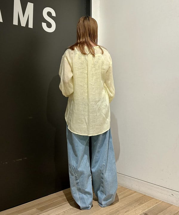 早川 萌子さんの「BEAMS WOMEN｜デニム バレル パンツ」を使ったコーディネート