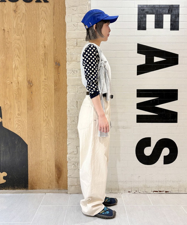 amaさんの「BEAMS WOMEN｜フロント リボン ノースリーブ トップス」を使ったコーディネート