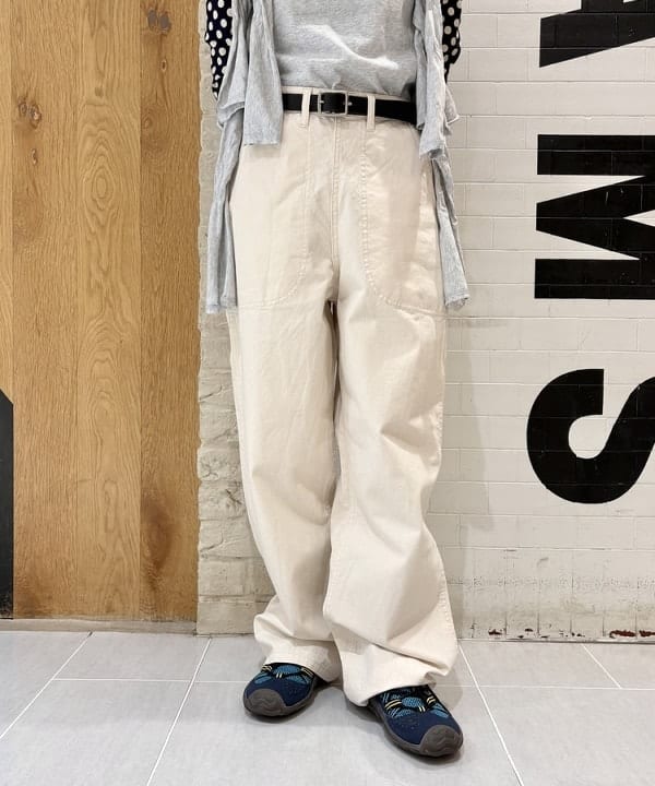 amaさんの「BEAMS WOMEN｜フロント リボン ノースリーブ トップス」を使ったコーディネート