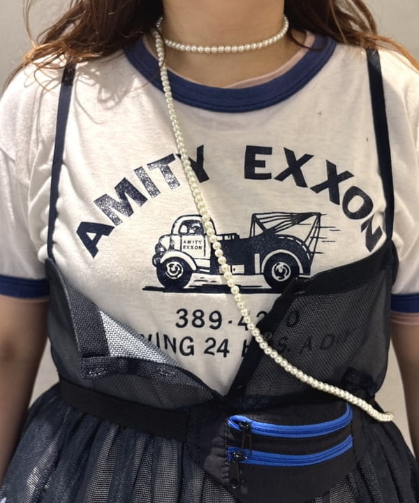 kawaiさんの「BEAMS WOMEN｜BEAMS BOY / 樹脂 パール ロング ネックレス」を使ったコーディネート