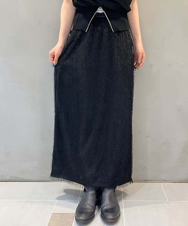 須賀さんの「BEAMS WOMEN｜ツイスト バルーン Tシャツ」を使ったコーディネート