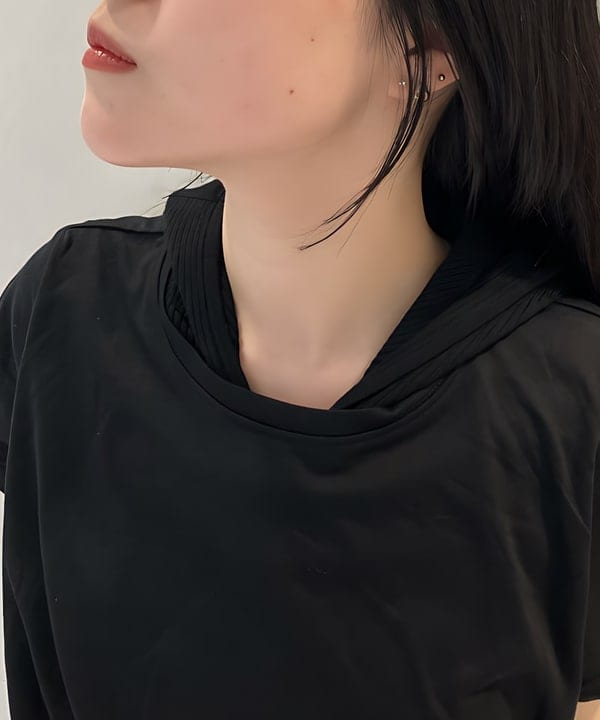 須賀さんの「BEAMS WOMEN｜ツイスト バルーン Tシャツ」を使ったコーディネート