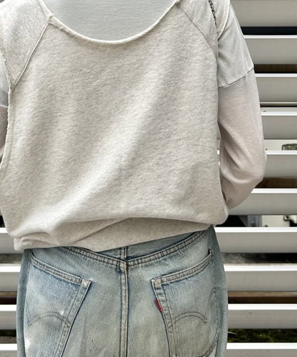 MATSUMOTO AMIさんの「BEAMS WOMEN｜maturely / デニム リペア チェーン バッグ」を使ったコーディネート