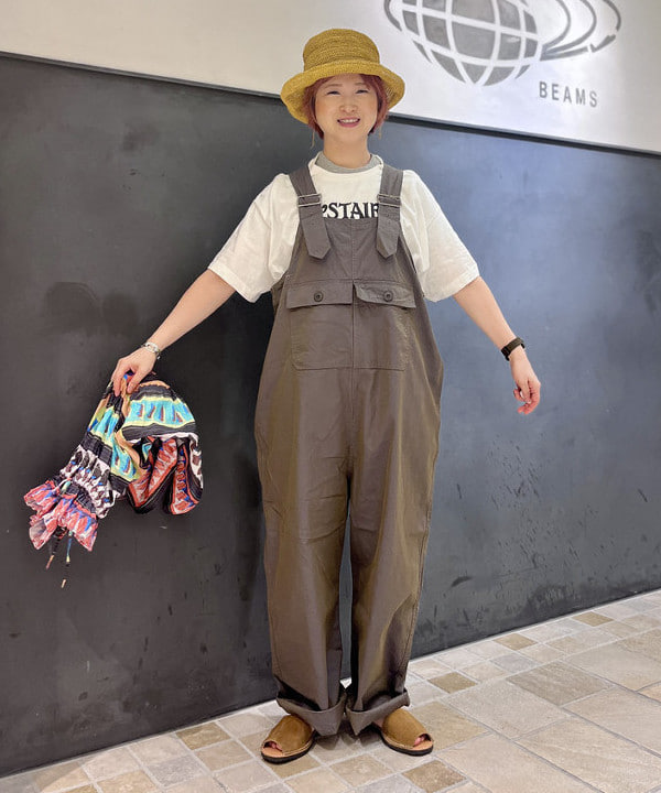 木村 梨香さんの「BEAMS WOMEN｜セミノール プリント ショートスリーブ」を使ったコーディネート